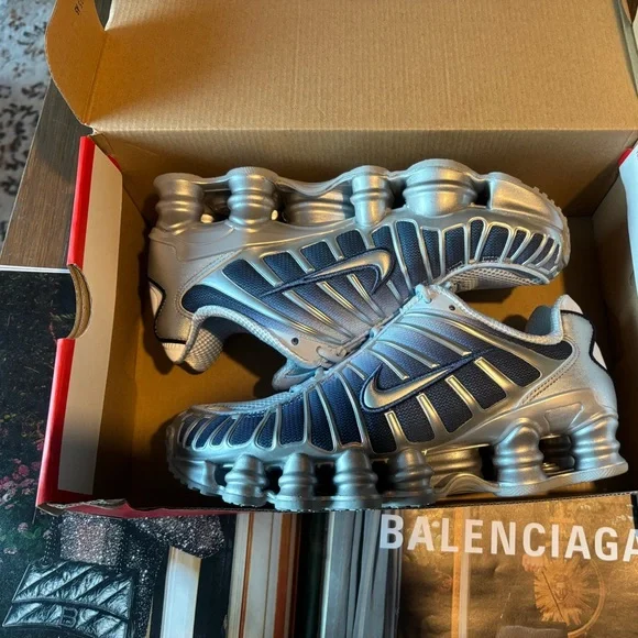 Nike Shox 💅🔥 TL Fade ICED BLUE Athletic Sneaker Shoes IH1336-403 Wmns Sz 7 NEW - Picture 2 of 8